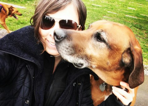 Family love at the cemetery.